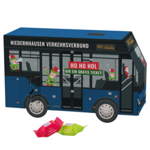 Adventskalender Bus, Ritter SPORT Schokowürfel