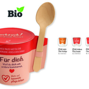 BIO ToGo Meal 80 g , Inhalt: BIO Apfel-Zimt-Porridge vegan