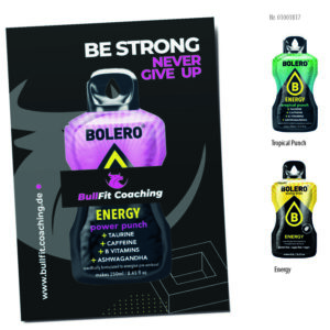 BOLERO Energy Werbekarte 7 g , Inhalt: BOLERO Energy