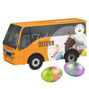 3D-Präsent Bus, Klett Ostereier