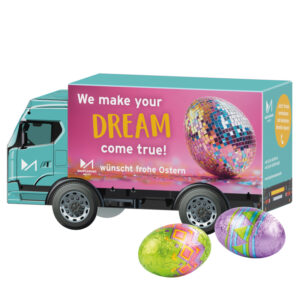 3D-Präsent LKW, Klett Ostereier