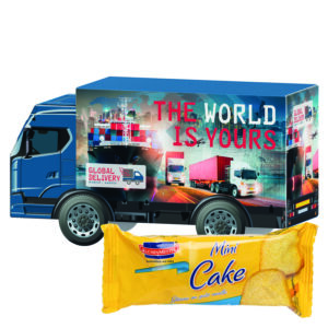 3D-Präsent LKW, KuchenMeister Rührkuchen