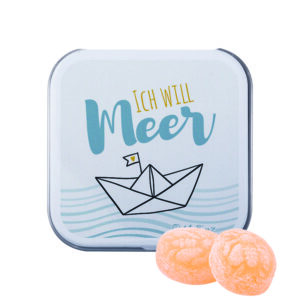 Dose Quadratisch, Honigbienen Bonbons