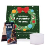 Klappbox S, Teelicht-Adventskranz & Streichhölzer