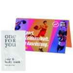 Werbekarte long, Duschshampoo