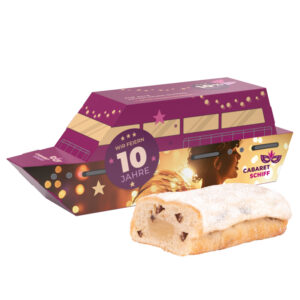 3D-Präsent Schiff, Mini Christstollen