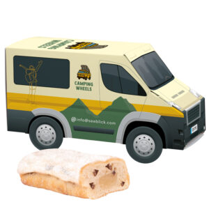 3D-Präsent Transporter, Mini Christstollen