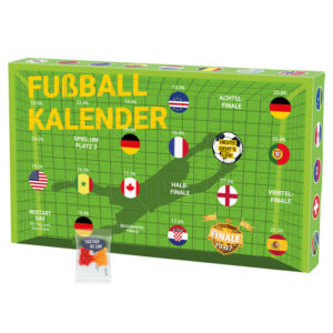 Eventkalender Eco L Papierblister, Fruchtgummi Teambärchen
