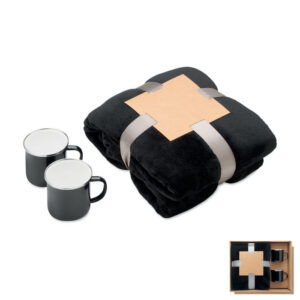 AGRADABLE - Ensemble couverture et 2 mugs