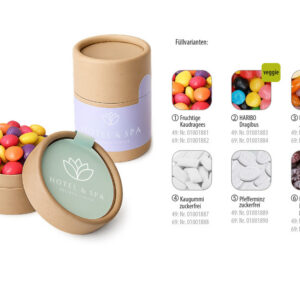 PaperTube 49 45 g , Inhalt: Bonbon Mini Himbeer/Brombeer